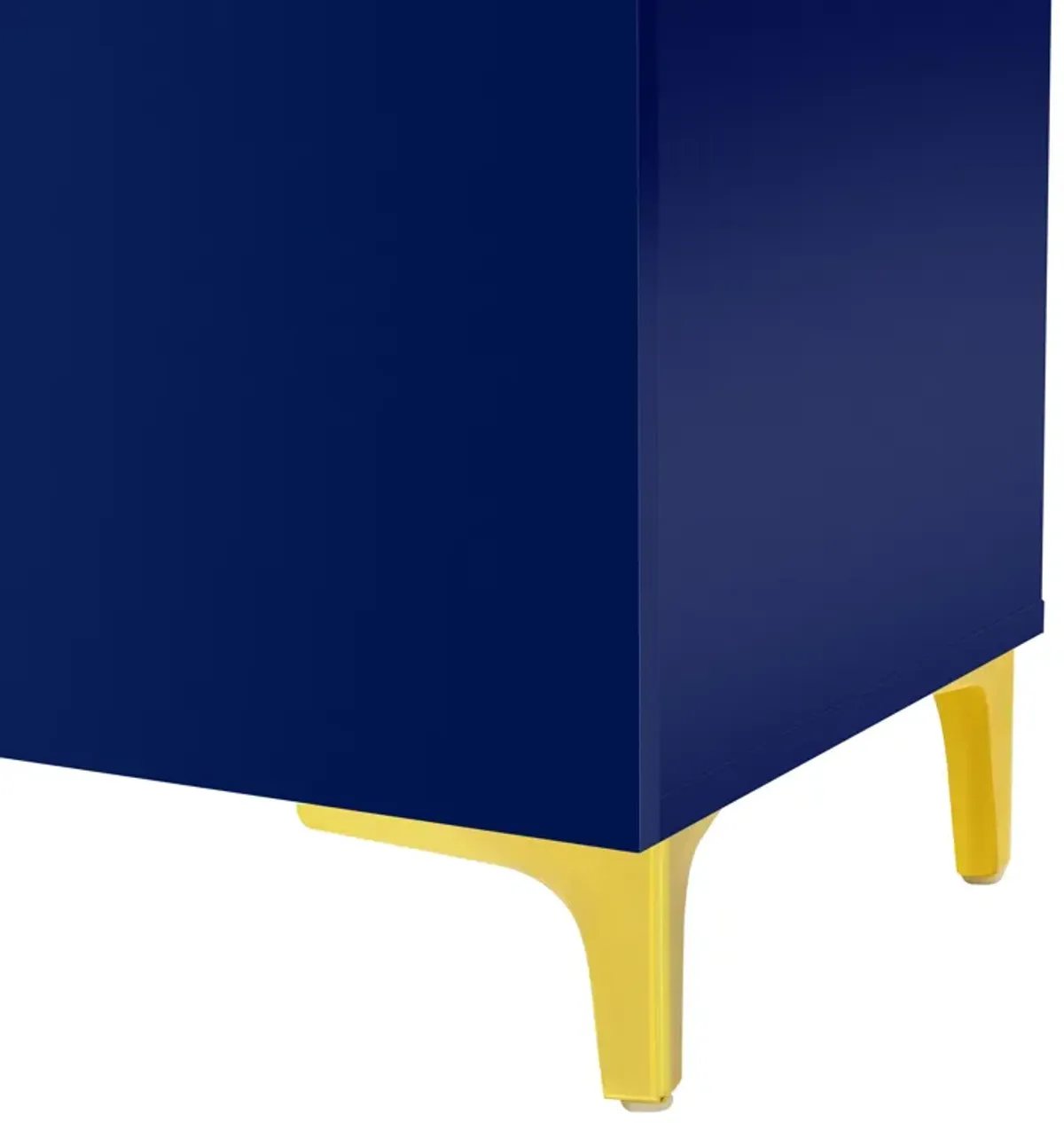 Merax Glossy Finish Light Luxury Storage Cabinet