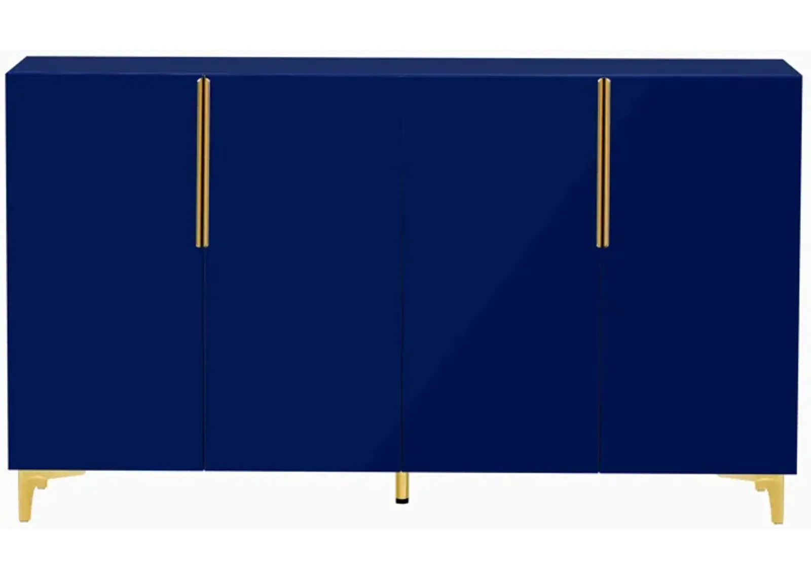 Merax Glossy Finish Light Luxury Storage Cabinet