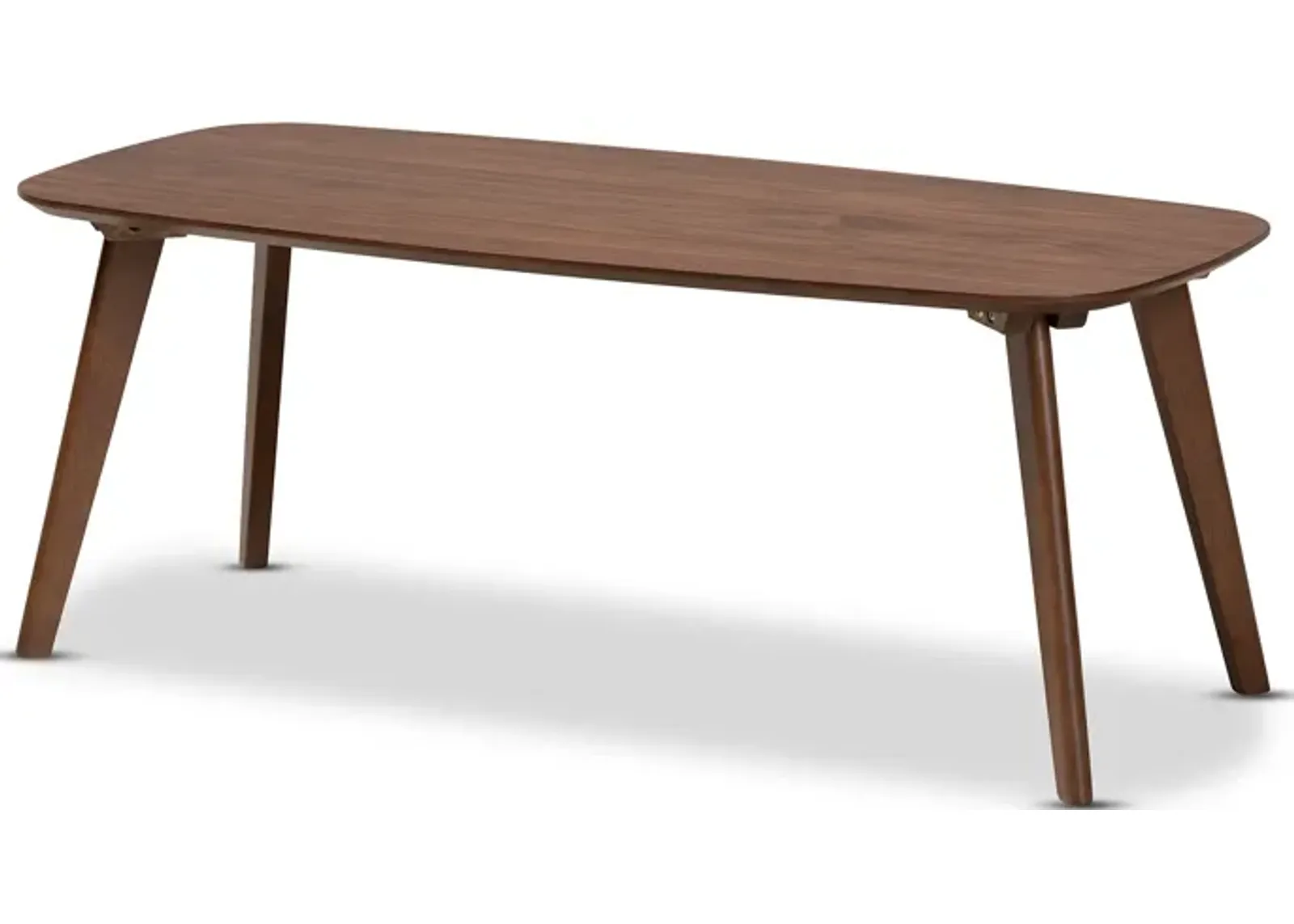 Baxton Studio Dahlia Mid Century Modern Walnut Finished Coffee Table