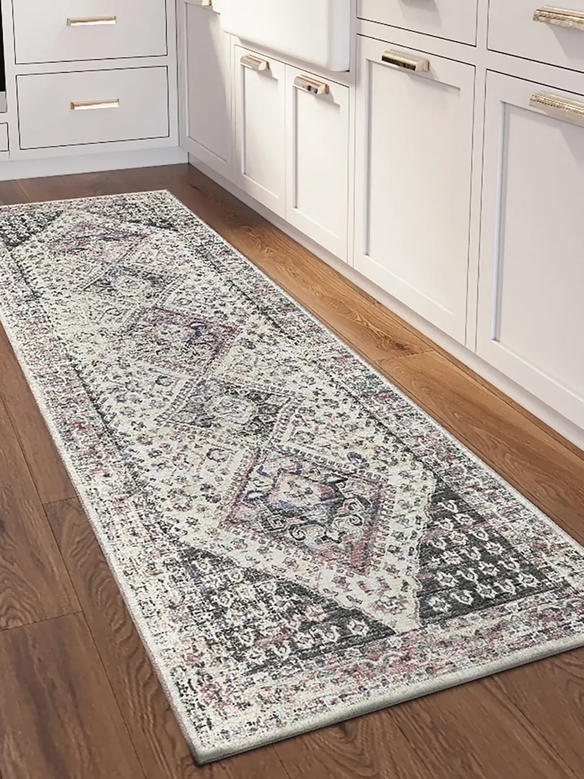 Jericho JC9 Pearl 2'6" x 12' Rug