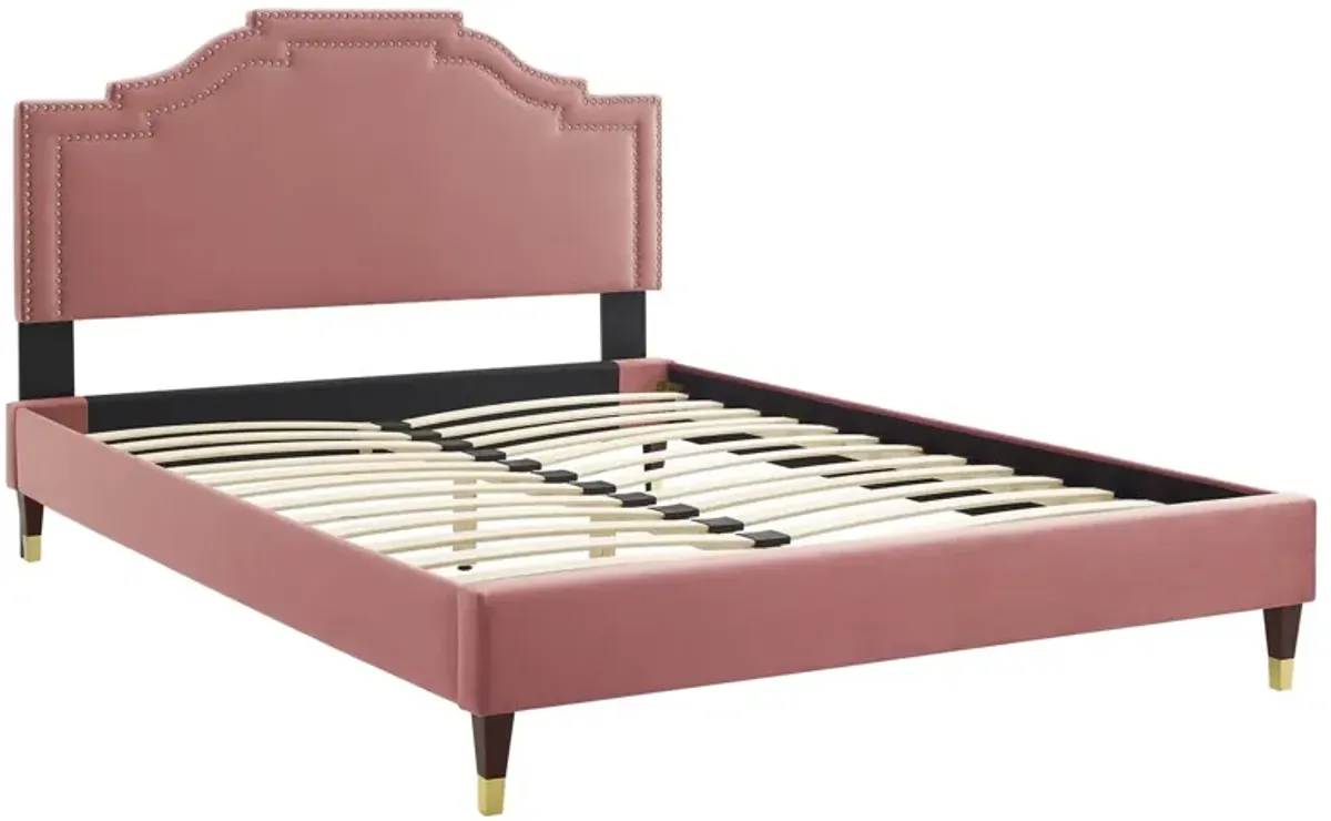 Modway - Adelaide Performance Velvet Queen Platform Bed