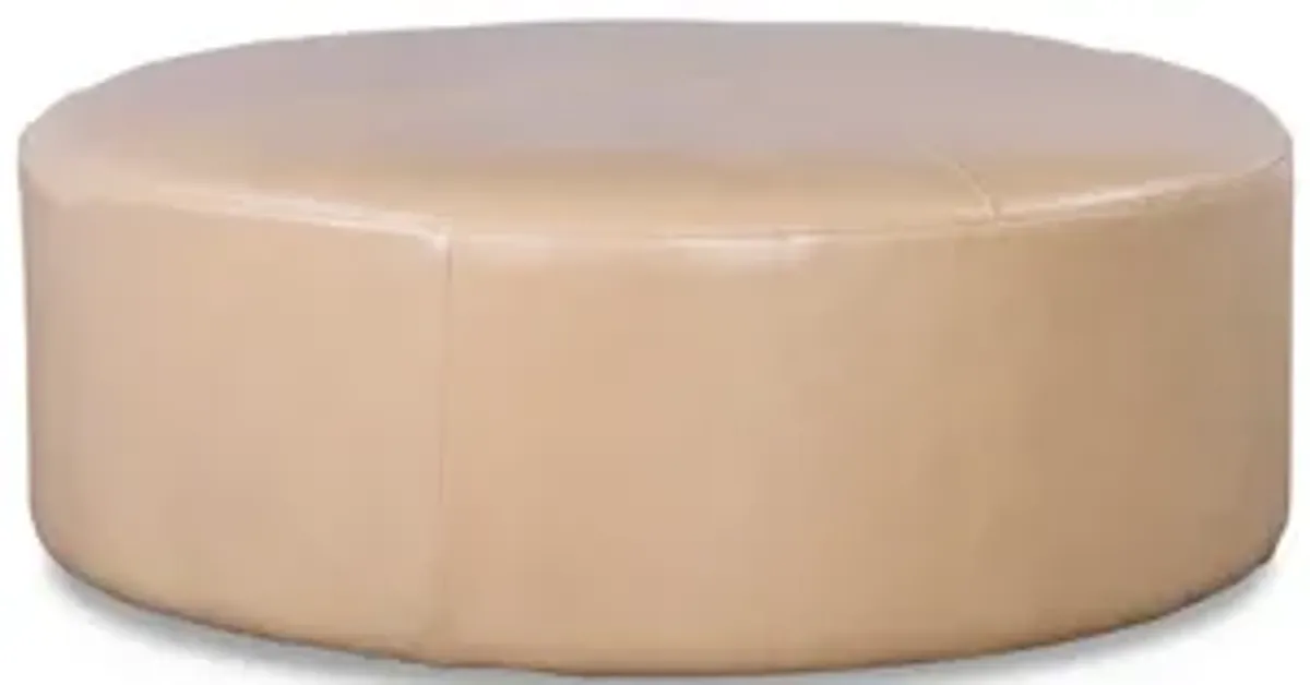 Cologne Leather Ottoman