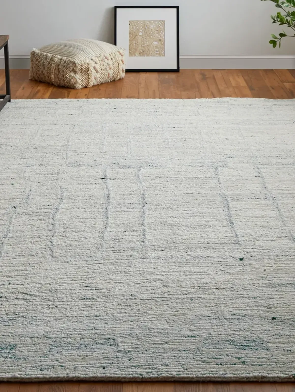 Navaro 8913F 3'6" x 5'6" Ivory/Gray/Blue Rug