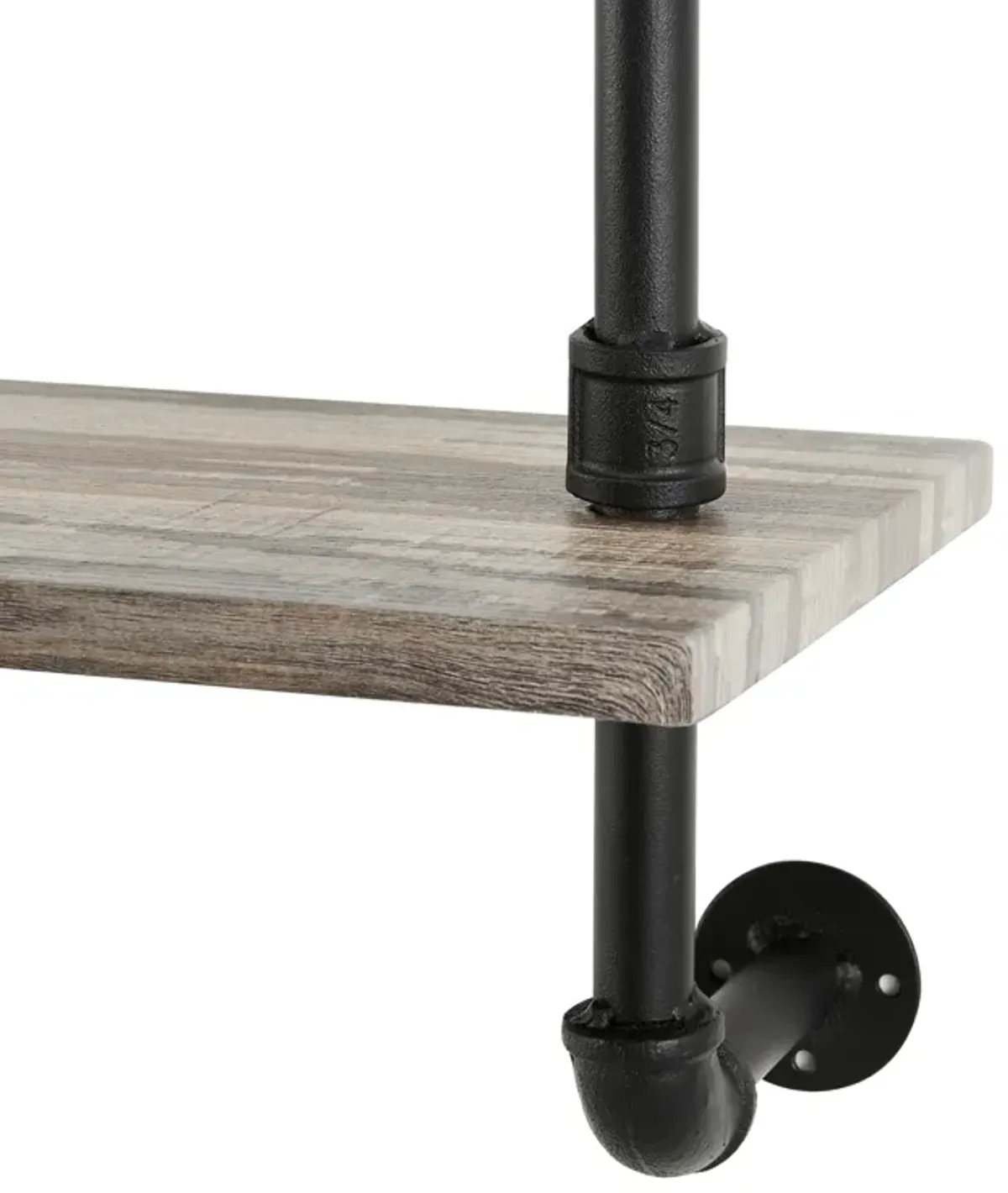 Aurora Three Tier Pipe Shelf Unit