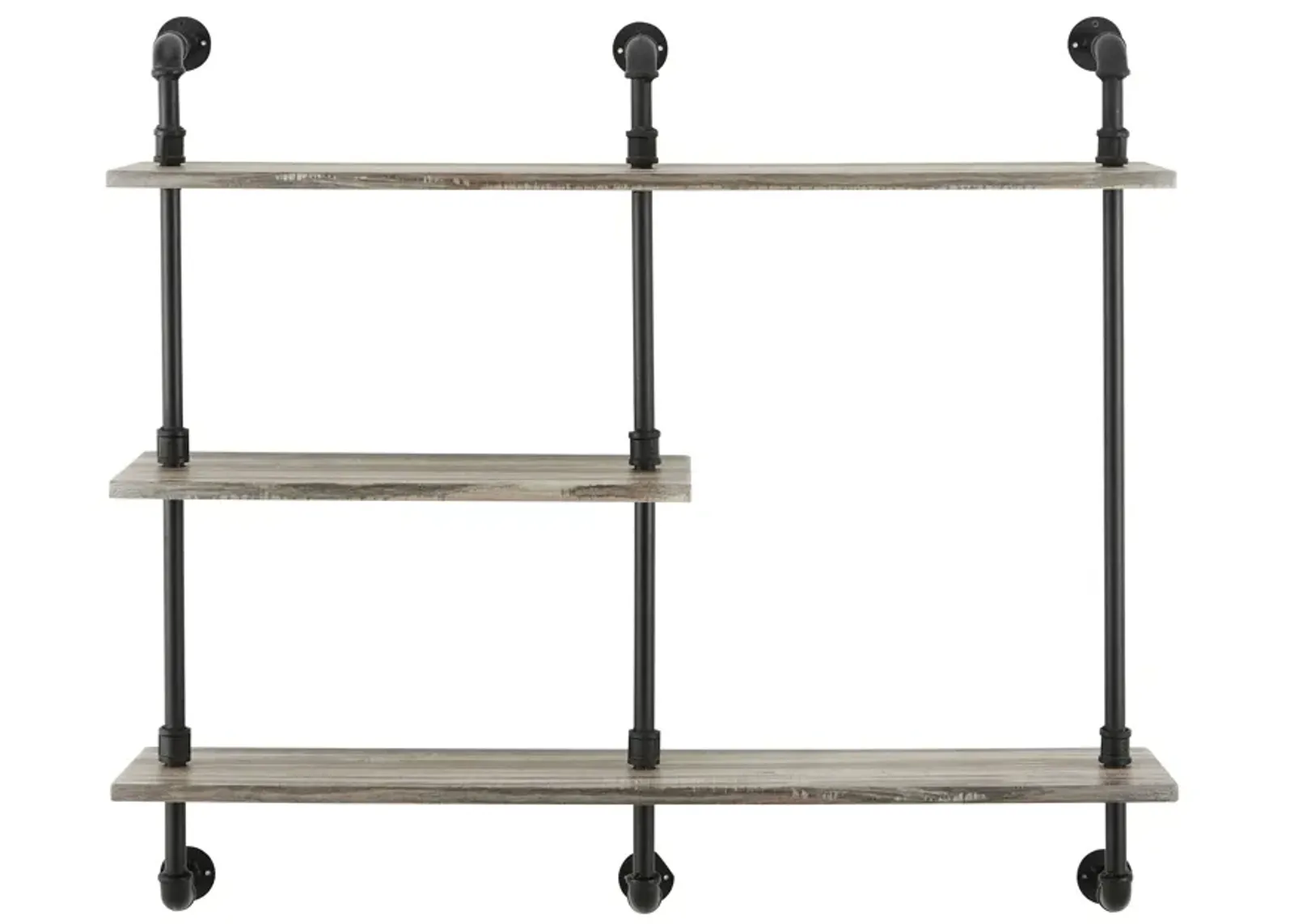 Aurora Three Tier Pipe Shelf Unit