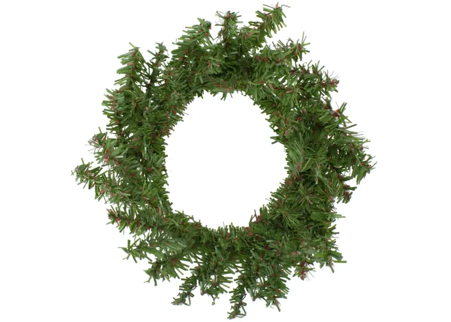 Canadian Pine Artificial Christmas Wreath - 8-Inch  Unlit