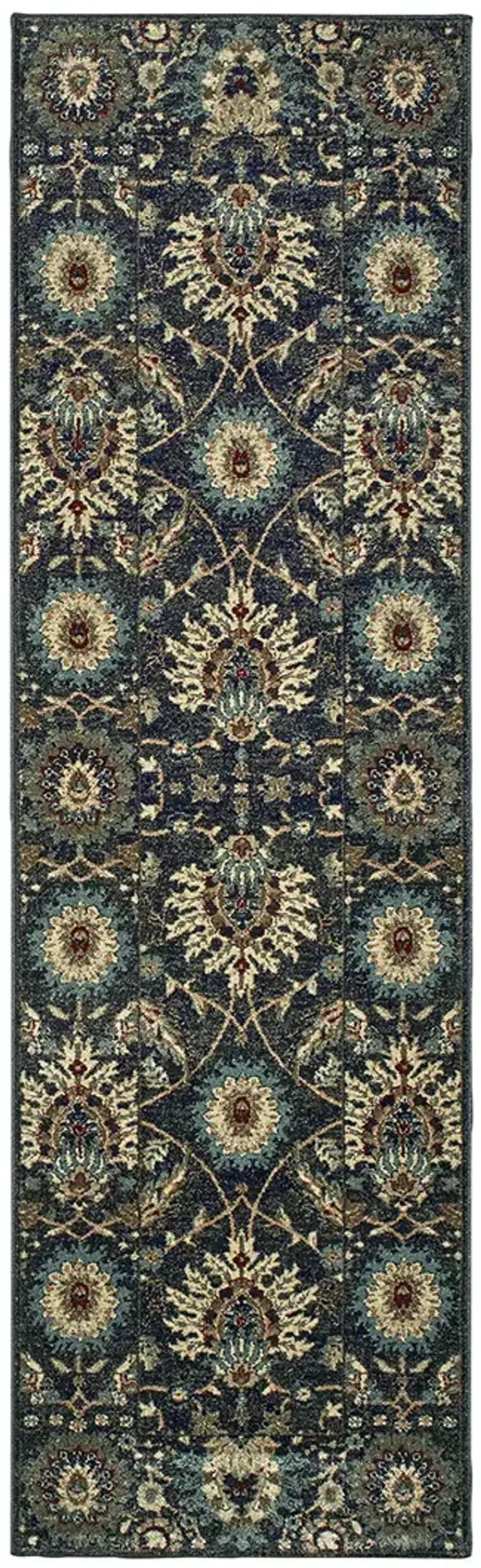 Raleigh 2'3" x 7'6" Navy Rug