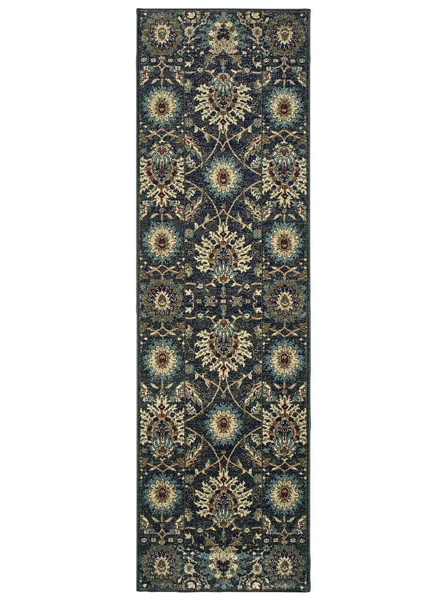 Raleigh 2'3" x 7'6" Navy Rug