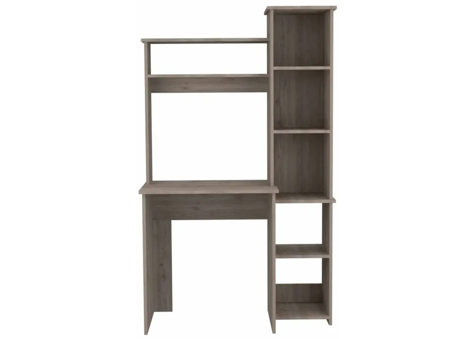 Marston 6-Shelf Writing Desk With Built-In Bookcase