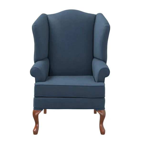 Comfort Pointe Crawford Sky Wing Back Chair