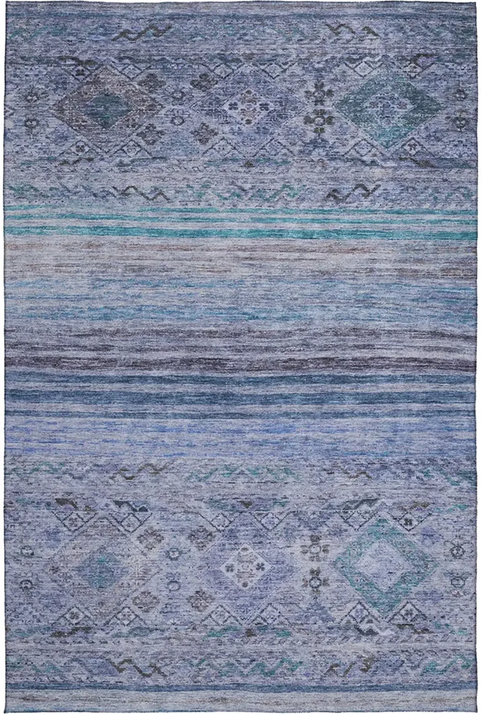 Karaj KJ4 Blue 2'3" x 7'6" Rug