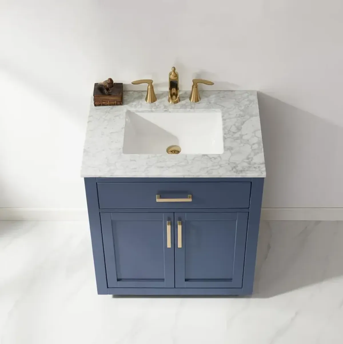 Altair 30 Single Bathroom Vanity Set in Royal Blue without Mirror