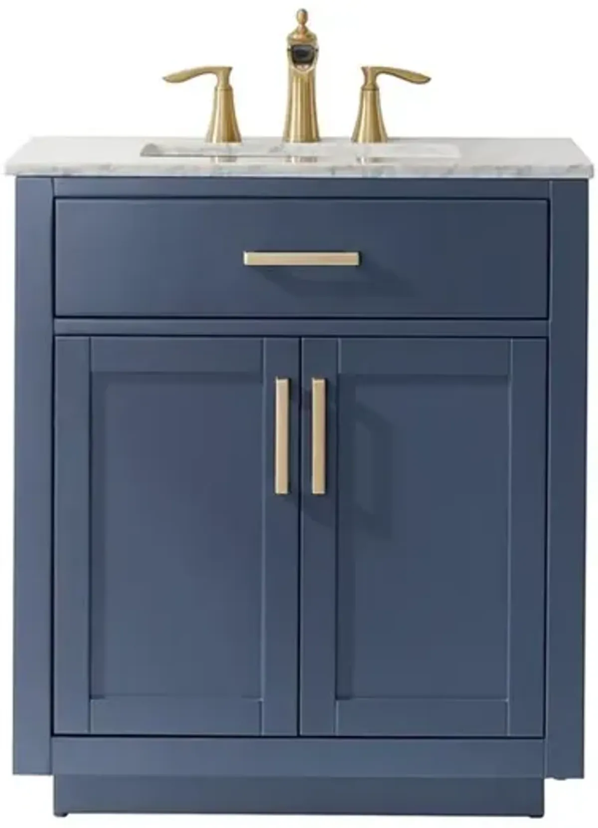 Altair 30 Single Bathroom Vanity Set in Royal Blue without Mirror