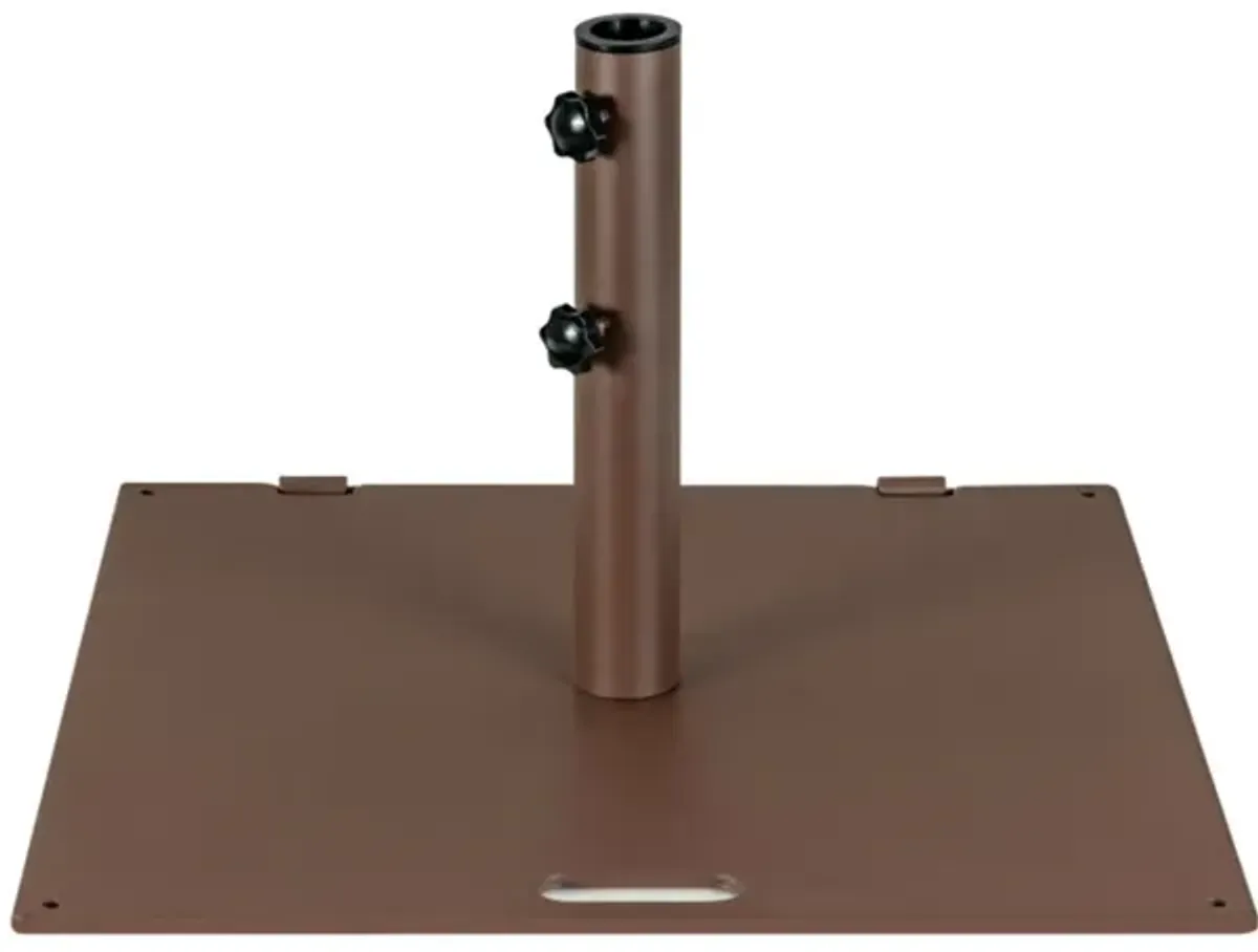 50 LBS Weighted 24 Inch Square Patio Umbrella Base