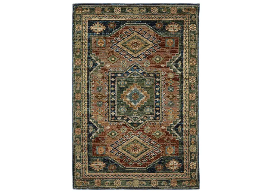 Andorra 1'10" x 3'2" Blue Rug