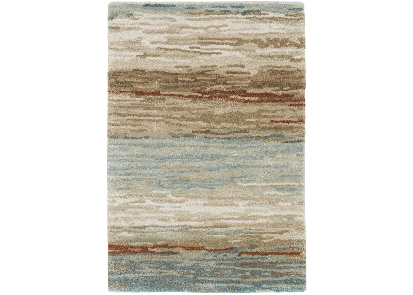 Genesis Mondrian Tan/Taupe 2' x 3' Rug