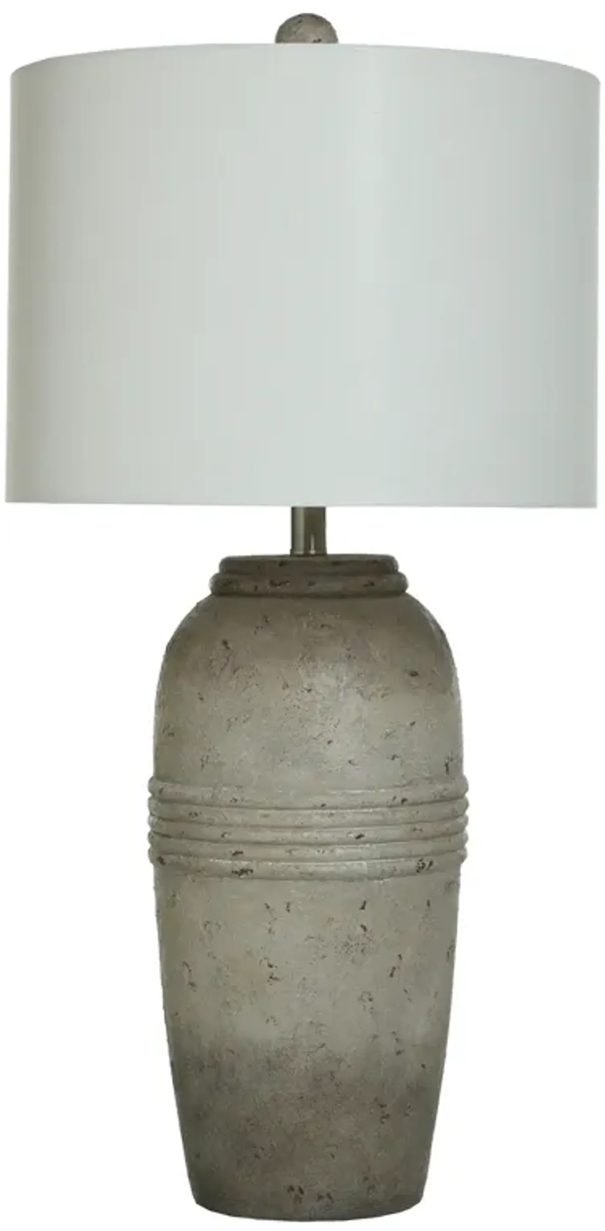 Poly Table Lamp in Gray