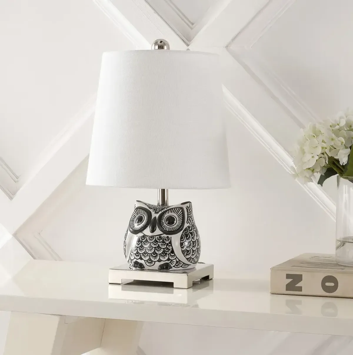 Justina Ceramic Mini LED Table Lamp