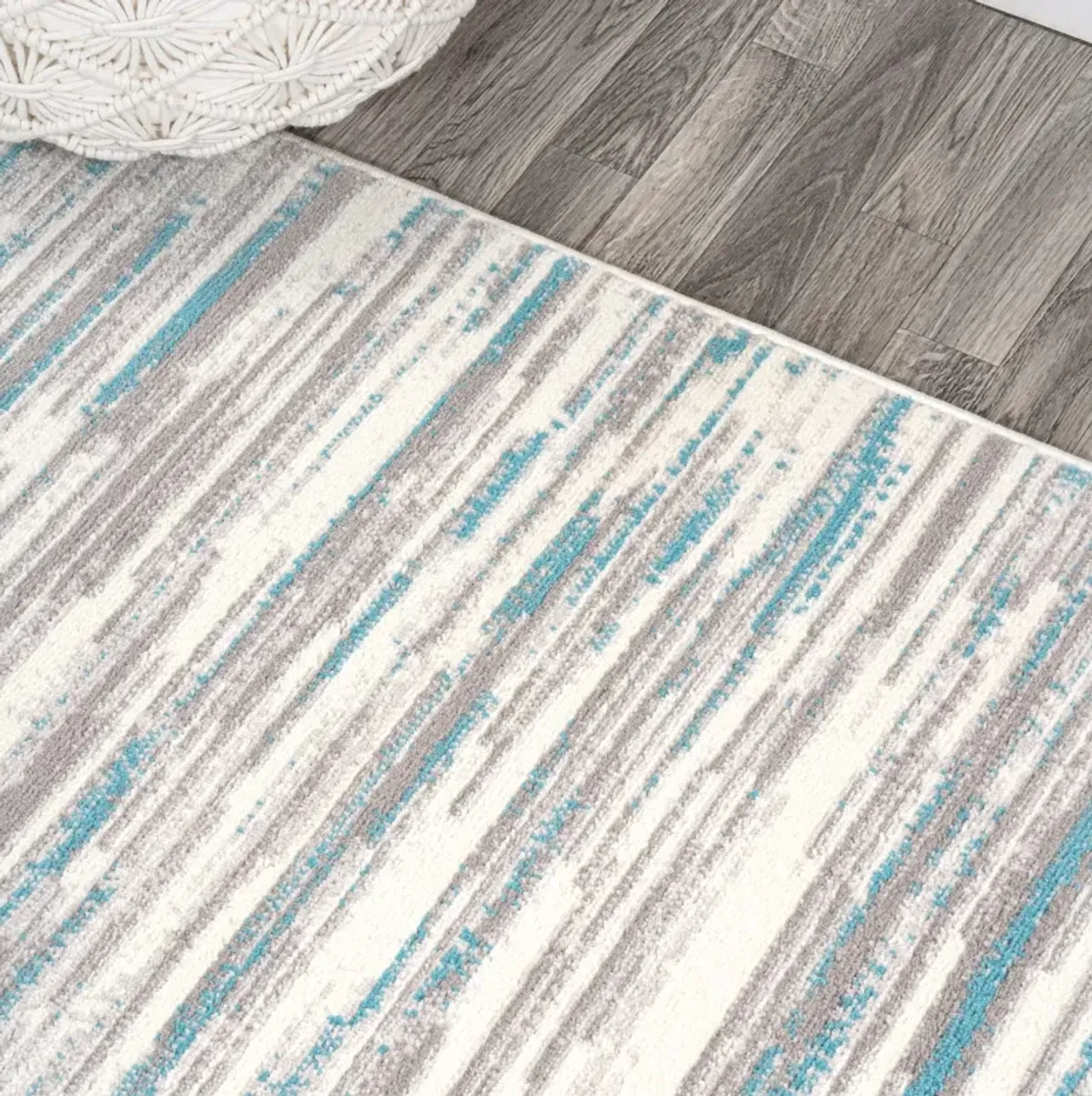 Speer Abstract Linear Stripe Area Rug