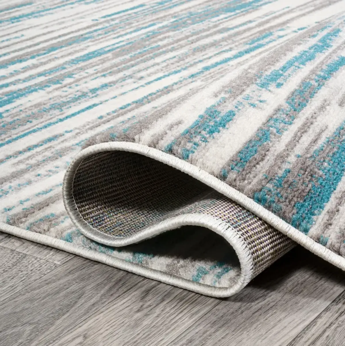 Speer Abstract Linear Stripe Area Rug