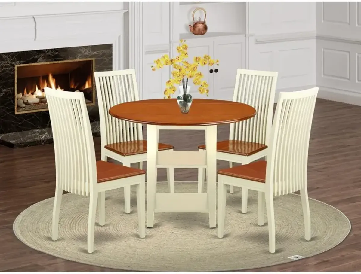 Dining Room Set Buttermilk & Cherry