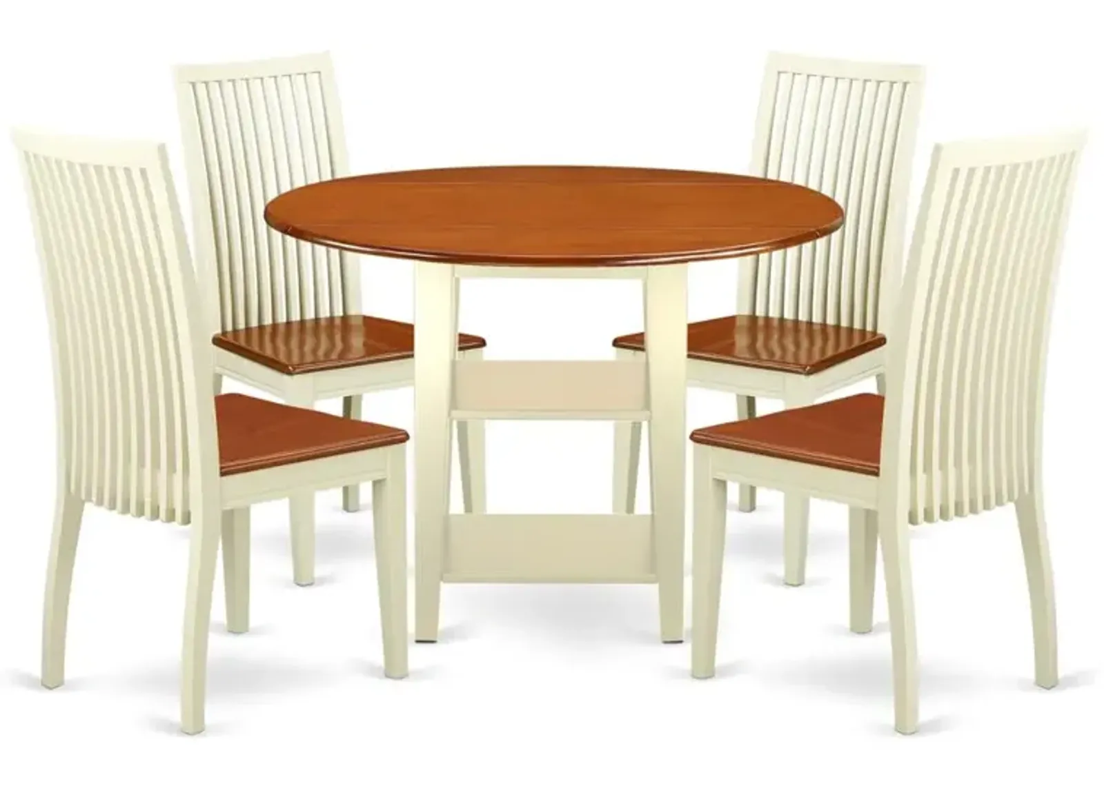 Dining Room Set Buttermilk & Cherry