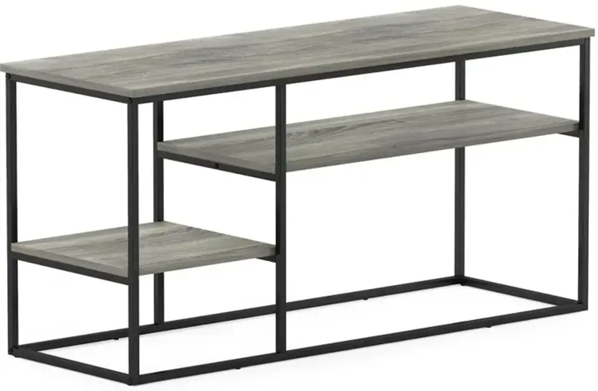 Furinno Moretti Modern Lifestyle TV Stand for TV up to 50 Inch, French Oak Grey