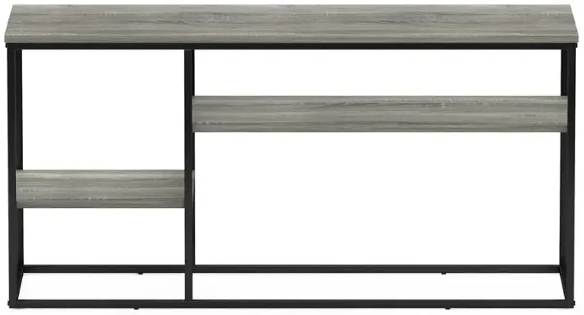 Furinno Moretti Modern Lifestyle TV Stand for TV up to 50 Inch, French Oak Grey