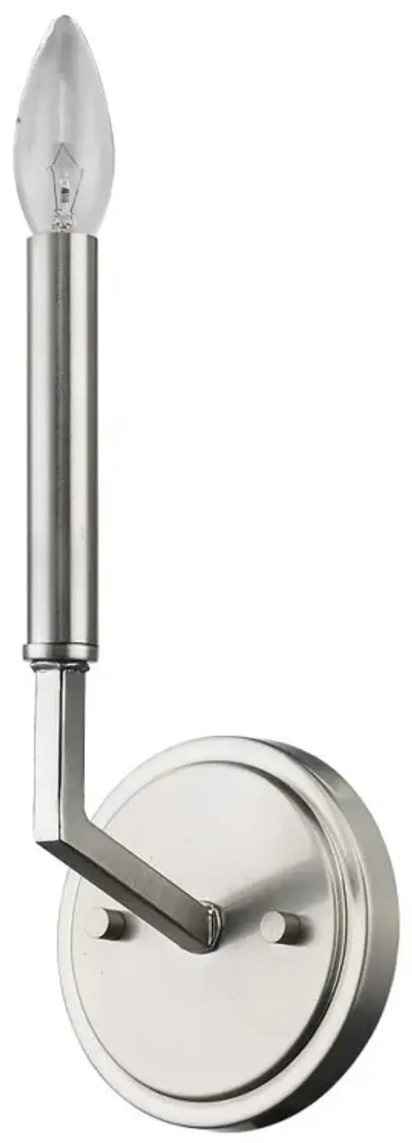Hivvago Minimalist Silver Wall Sconce