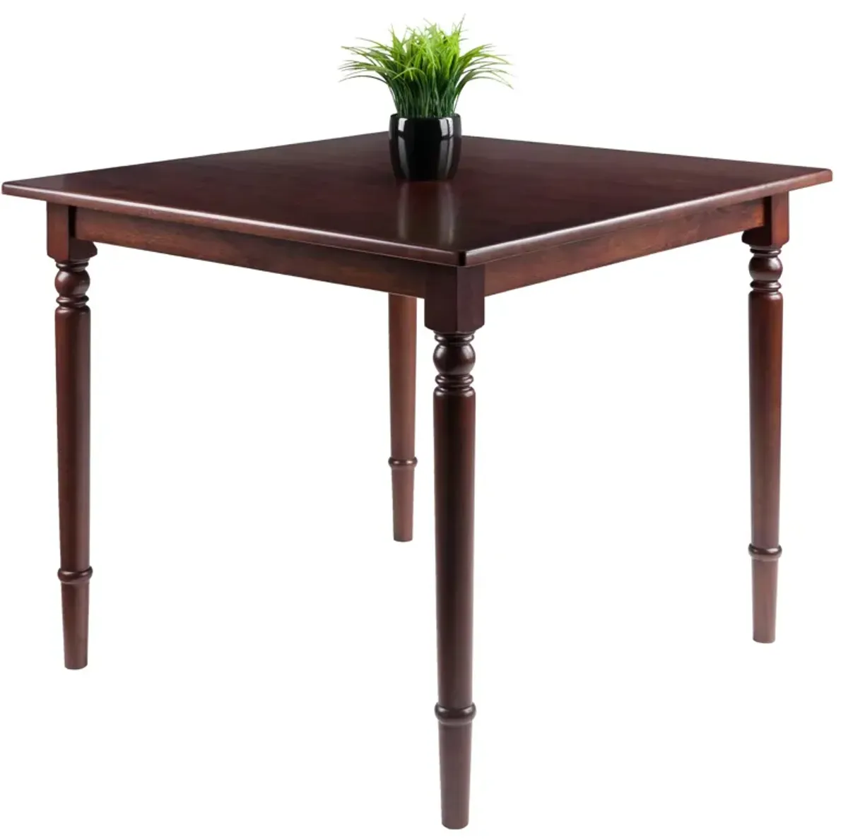 Yardlio Elegant Walnut Dining Table | Solid Wood | Small-Space Friendly | Timeless Design