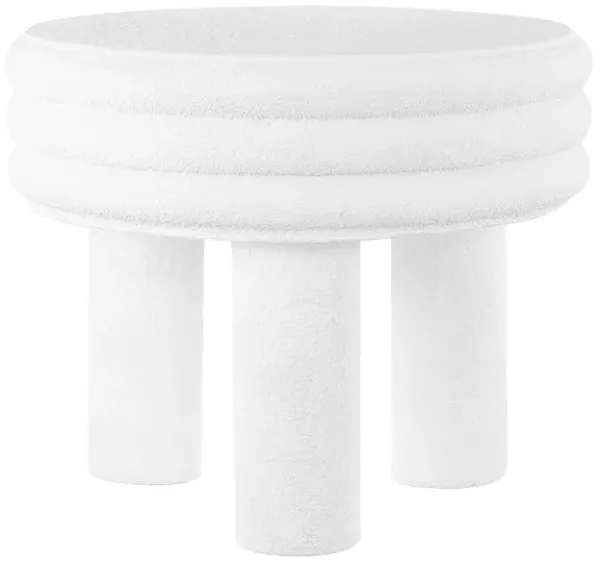 Rashida Contemporary Minimalist Curvy High Indoor/Outdoor Accent Table