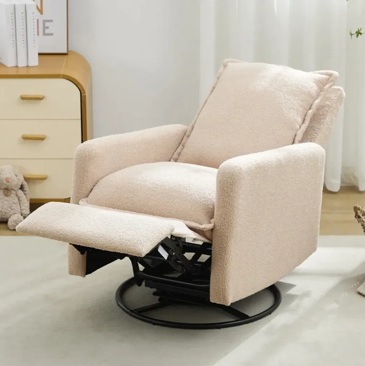 Merax Swivel Rocker Manual Recliner Chair