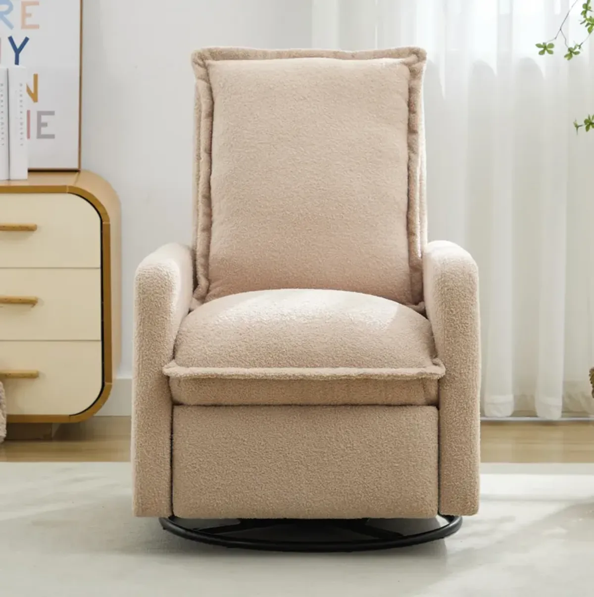 Merax Swivel Rocker Manual Recliner Chair