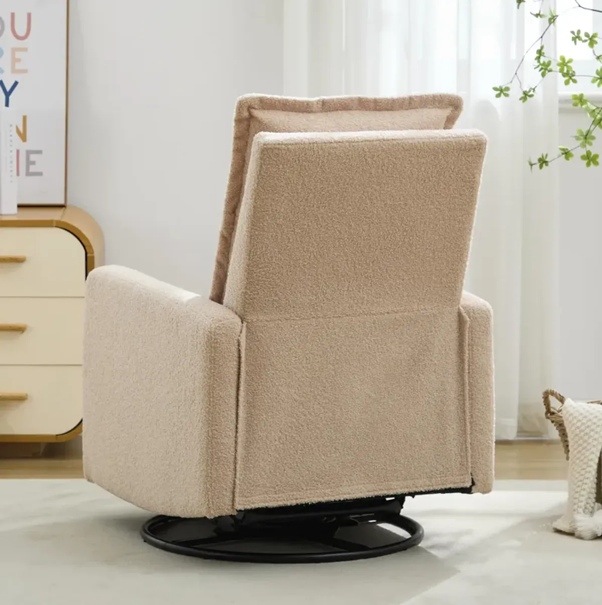 Merax Swivel Rocker Manual Recliner Chair