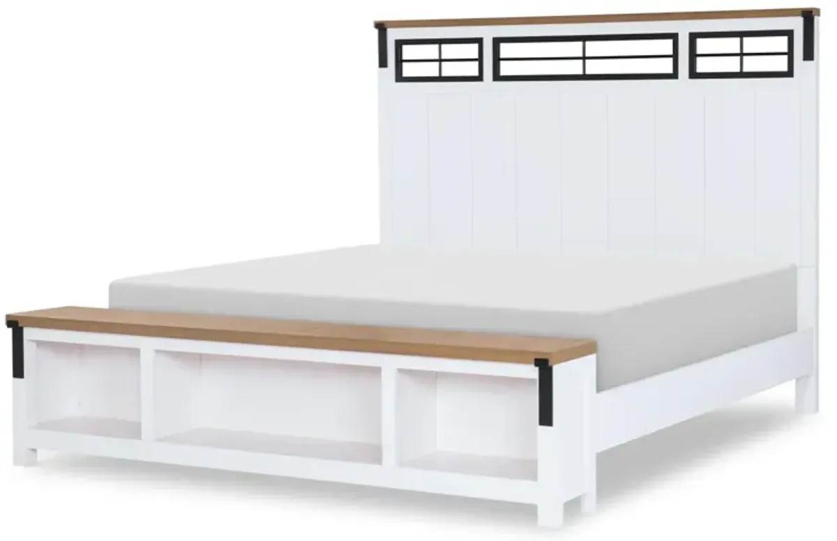 Franklin Cal King Panel Bed w/ Storage