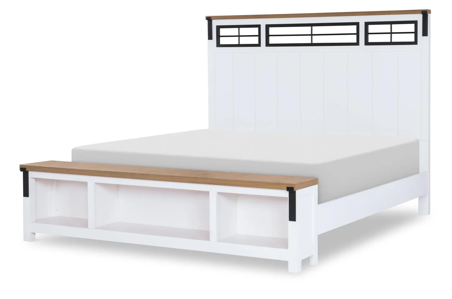 Franklin Cal King Panel Bed w/ Storage