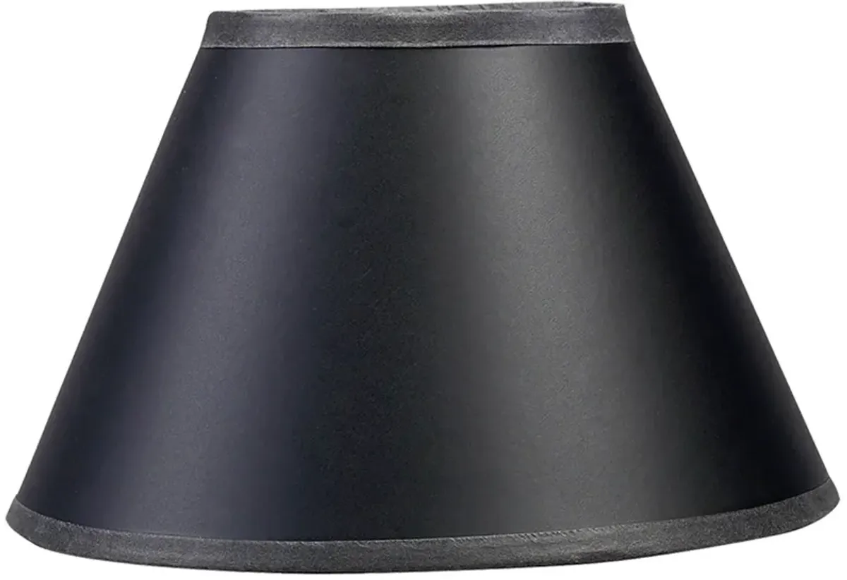 Black Paper Candle Clip Shade 5"