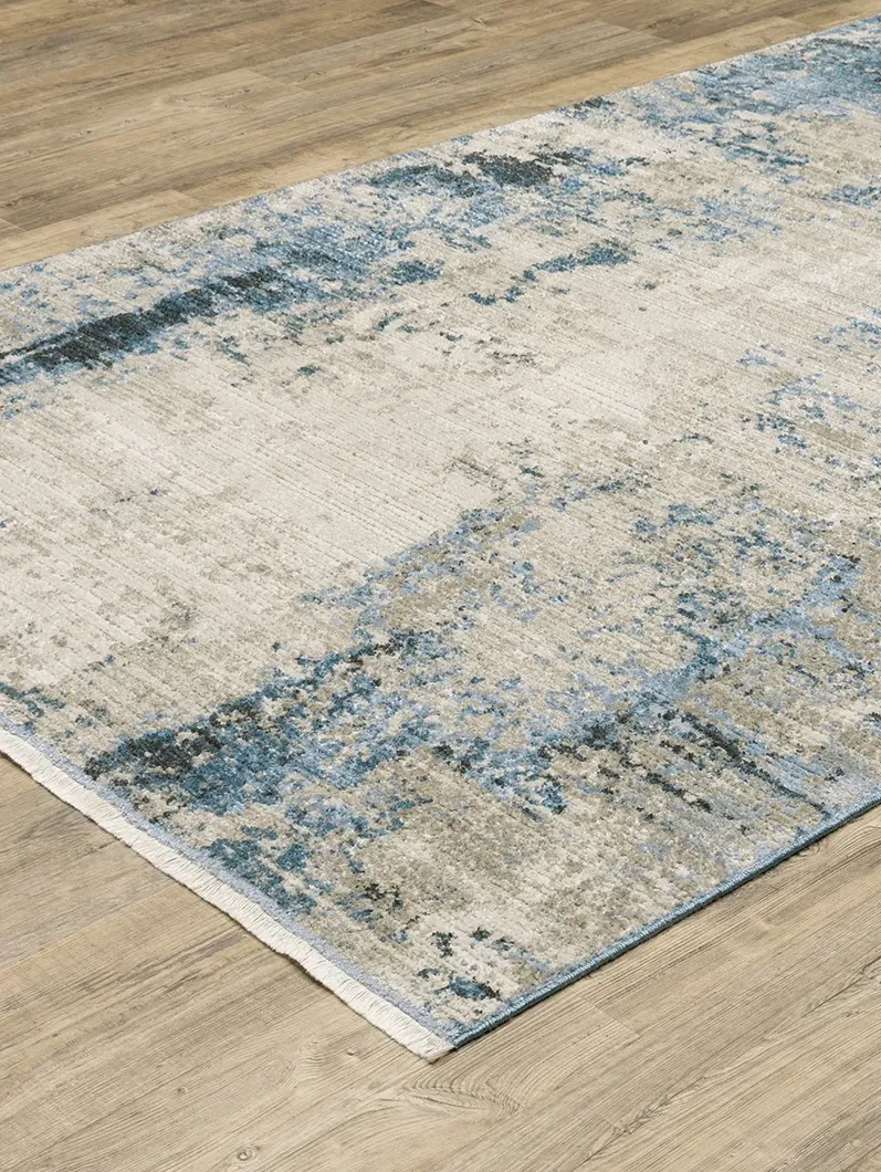 Bauer 9'10" x 12'10" Blue Rug