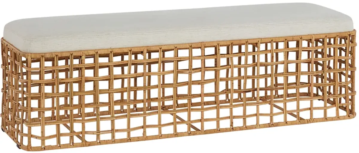 Rattan Bench