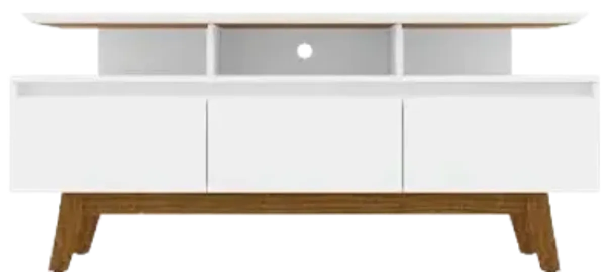 Yonkers White Small TV Stand