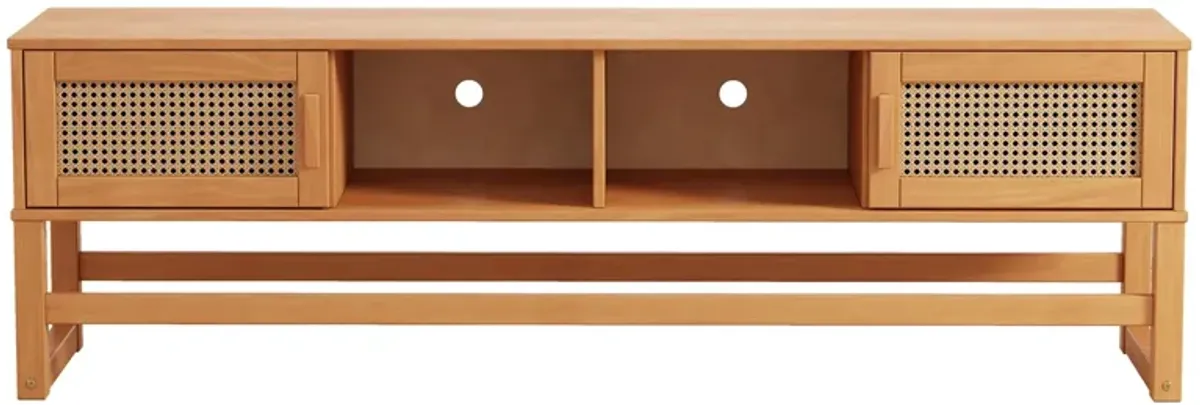 Leva Scandinavian 2 Door Rounded TV Stand