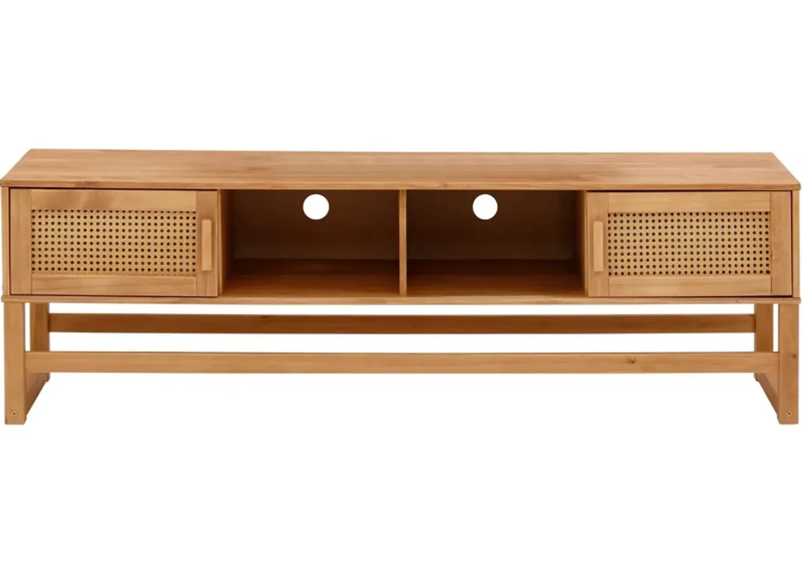 Leva Scandinavian 2 Door Rounded TV Stand