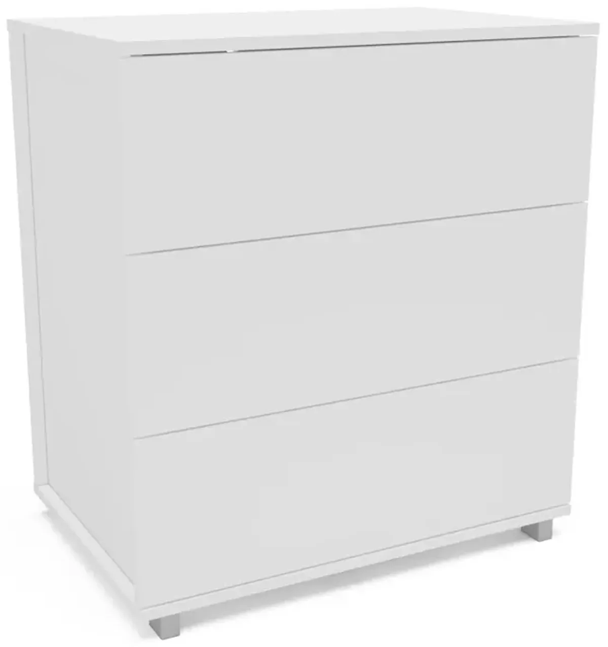 Polifurniture Madison 3 Drawer Dresser, White