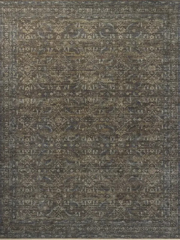 Heritage HER-14 Lagoon / Tobacco 2''5" x 8' Rug by Patent Pending