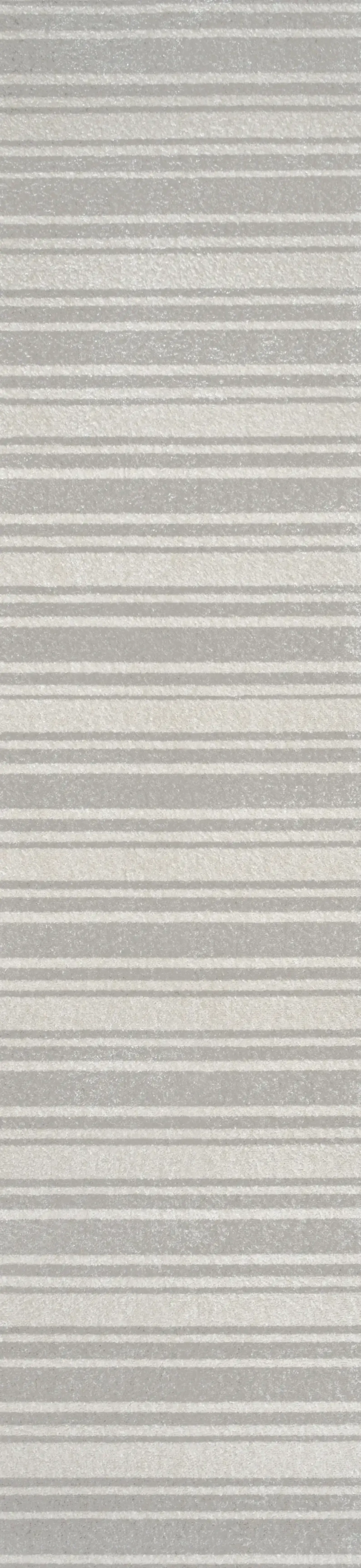 Fawning Two-Tone Striped Classic Low-Pile Machine-Washable Cream/Dark Gray Area Rug