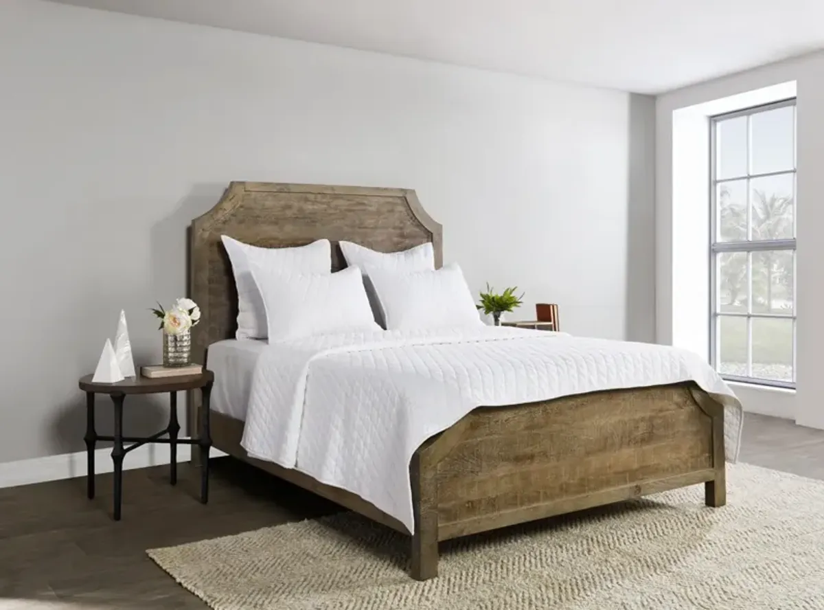 Vintage Lana White 3-Piece Queen Quilt Set