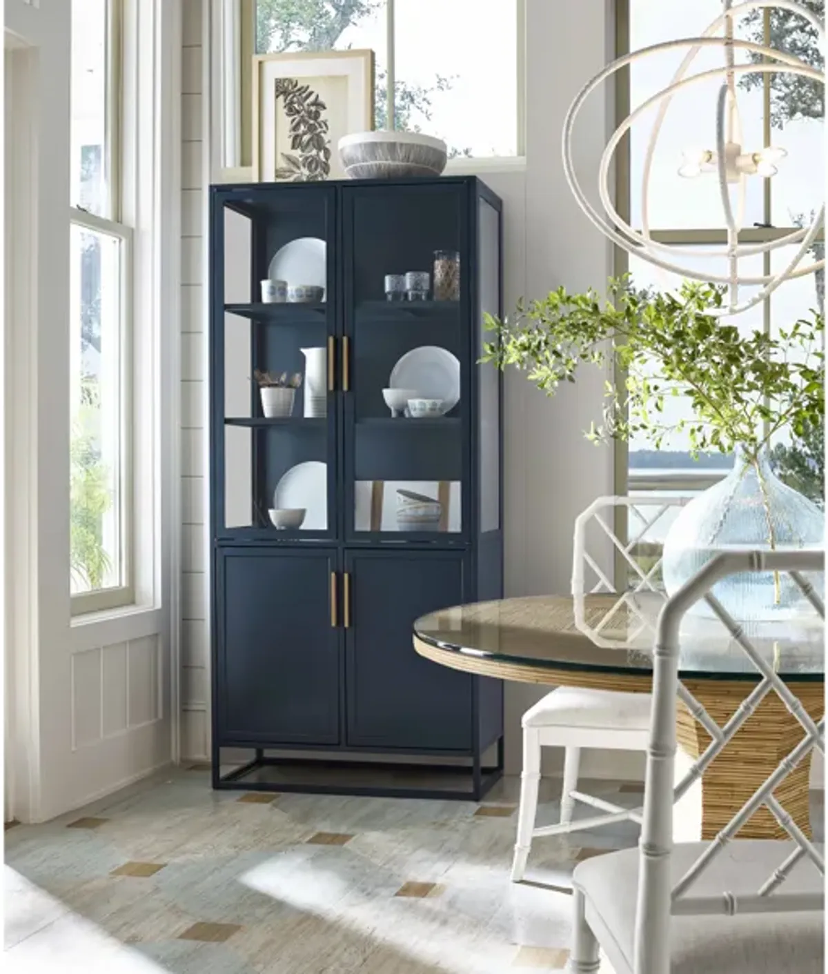 Santorini Tall Metal Cabinet