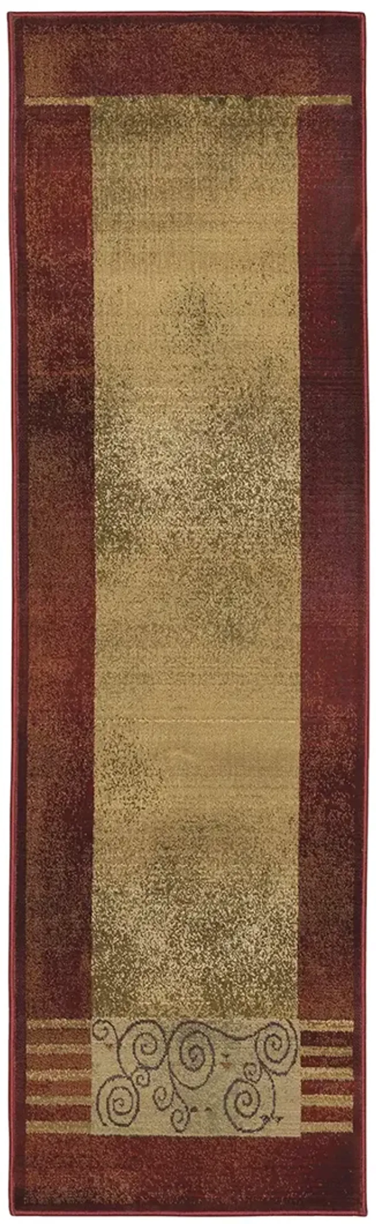 Generations 2'3" x 7'6" Red Rug