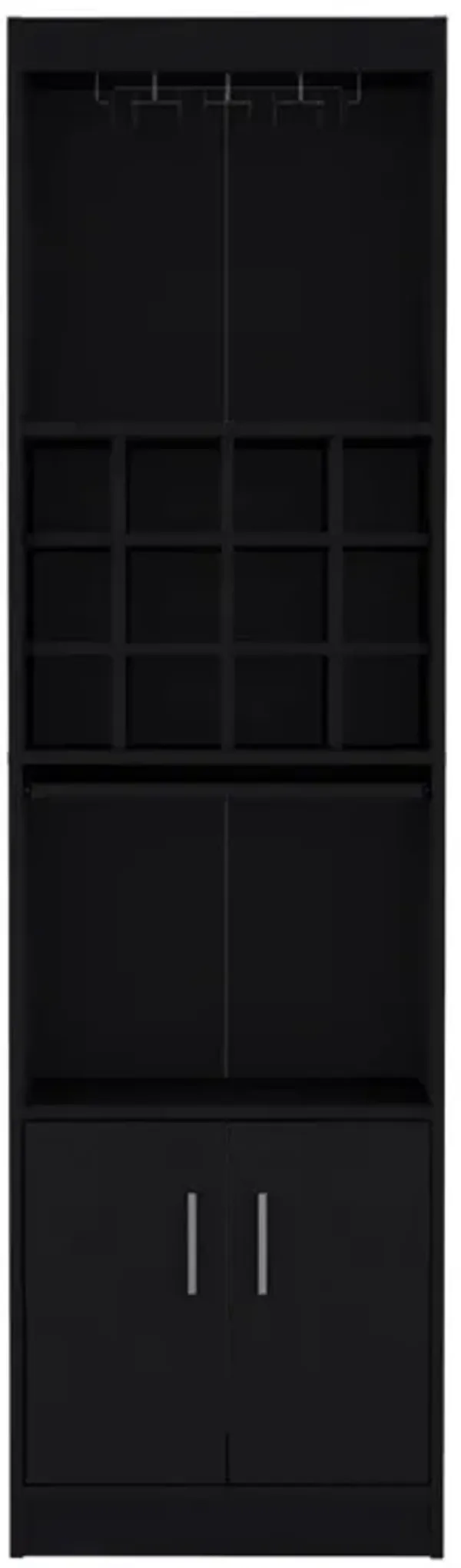 Bar Cabinet Fulton, Living Room, Black