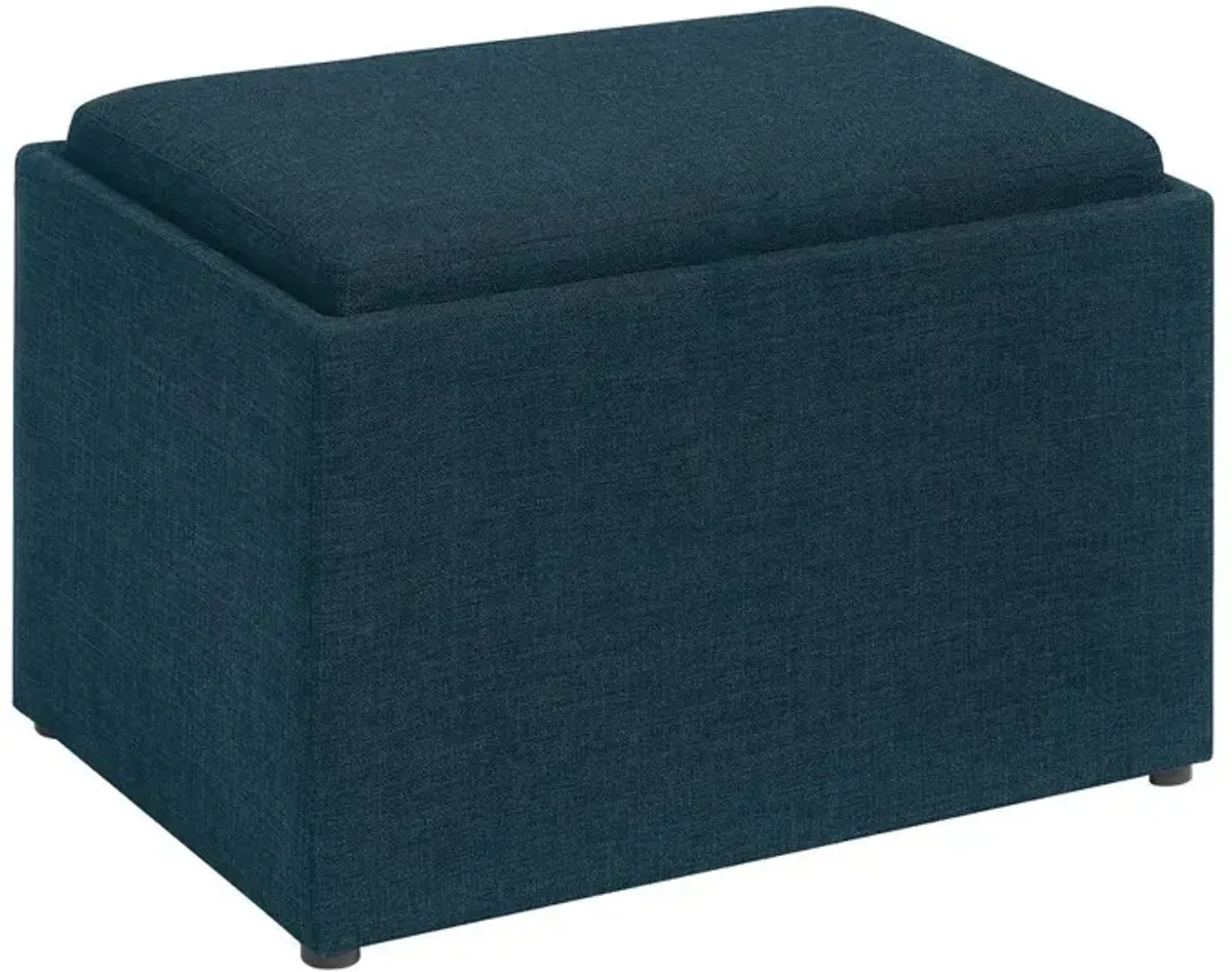 Convience Concept, Inc. Designs4Comfort Accent Storage Ottoman with Reversible Tray